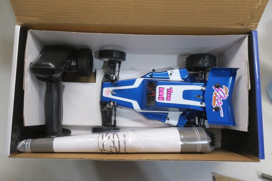 Losi RC Car 1/16 Mini JRX2 Brushed 2 Wheel Drive Buggy RTR (Blue) [LOS01020T2] - WISE GUYS HOBBIES LLC