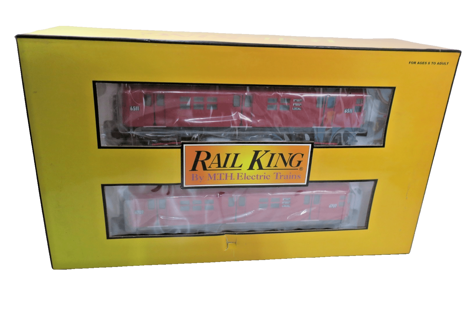 MTH MTA - Redbird R - 17 4 - Car Subway Set with Loco - Sound 30 - 2392 - 0 - WISE GUYS HOBBIES LLC