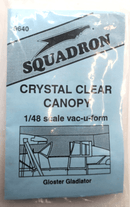 Squadron 1/48 Gloster Gladiator Canopy Part 9640 - WISE GUYS HOBBIES LLC