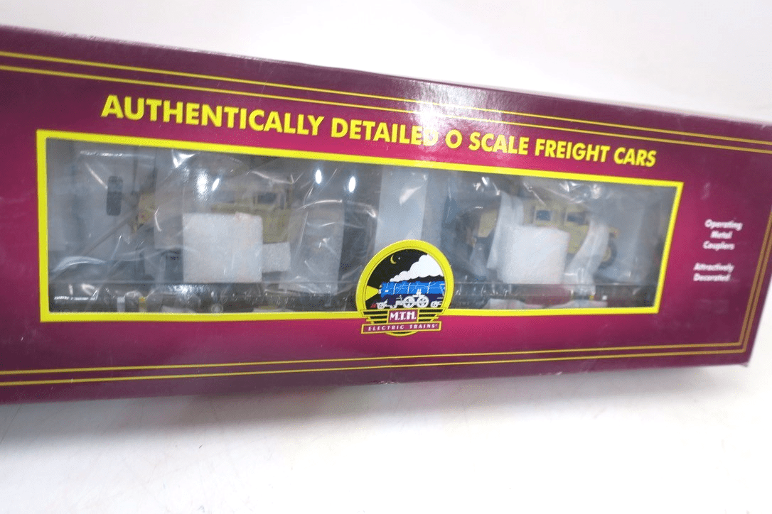 MTH 20 - 95463 US ARMY DESERT FLATCAR W/2 HUMVEE VEHICLES - WISE GUYS HOBBIES LLC