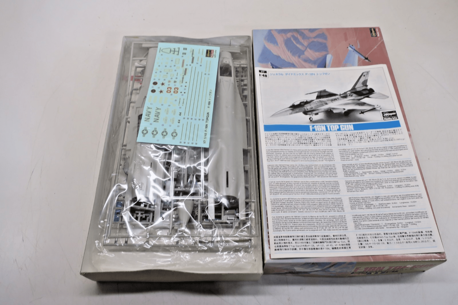 Hasegawa 1/48 F-16N Top Gun Model Kit 06107 - WISE GUYS HOBBIES LLC