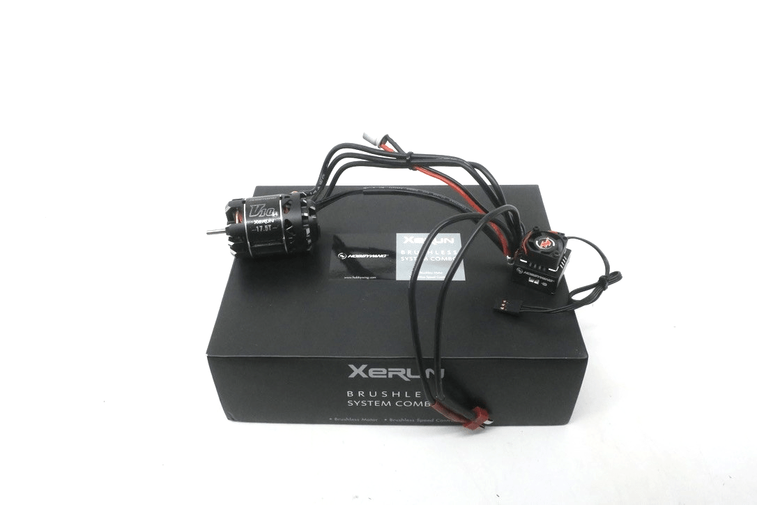 Hobbywing Xerun Combo XR10 Pro Stock 2S ESC & V10 G4R 17.5T RC Motor - WISE GUYS HOBBIES LLC