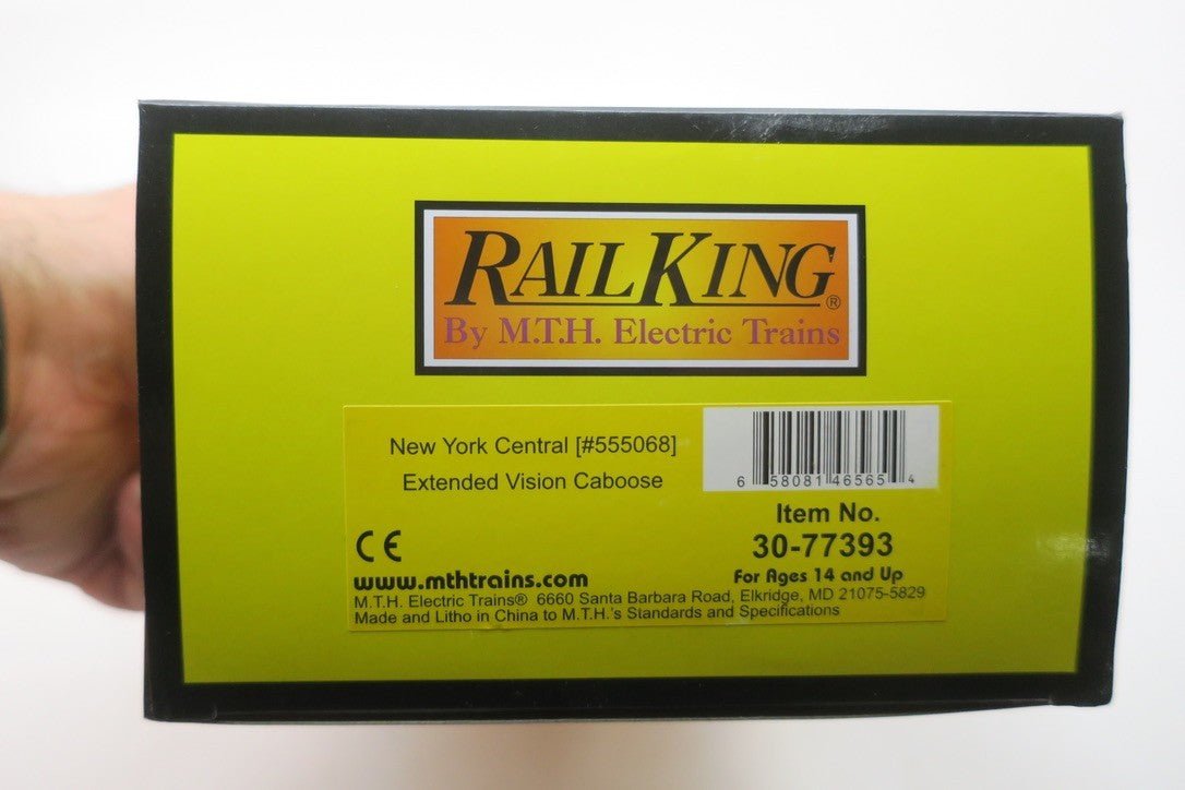 MTH O Gauge RailKing New York Central Extended Vision Caboose NIB 30-77393 - WISE GUYS HOBBIES LLC