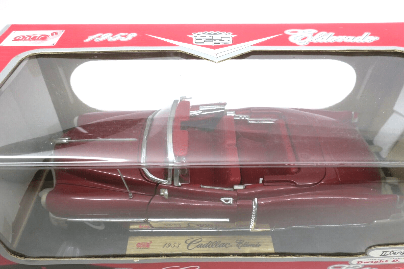 Anson - 1953 Cadillac Eldorado Convertible Red - 1:18 Diecast - WISE GUYS HOBBIES LLC