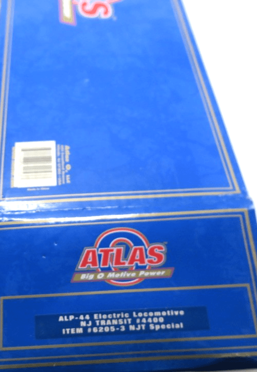 Atlas "O" ALP - 44 Electric Locomotive NJ Transit 4400 Item  6205 - 3 NJT Special - WISE GUYS HOBBIES LLC