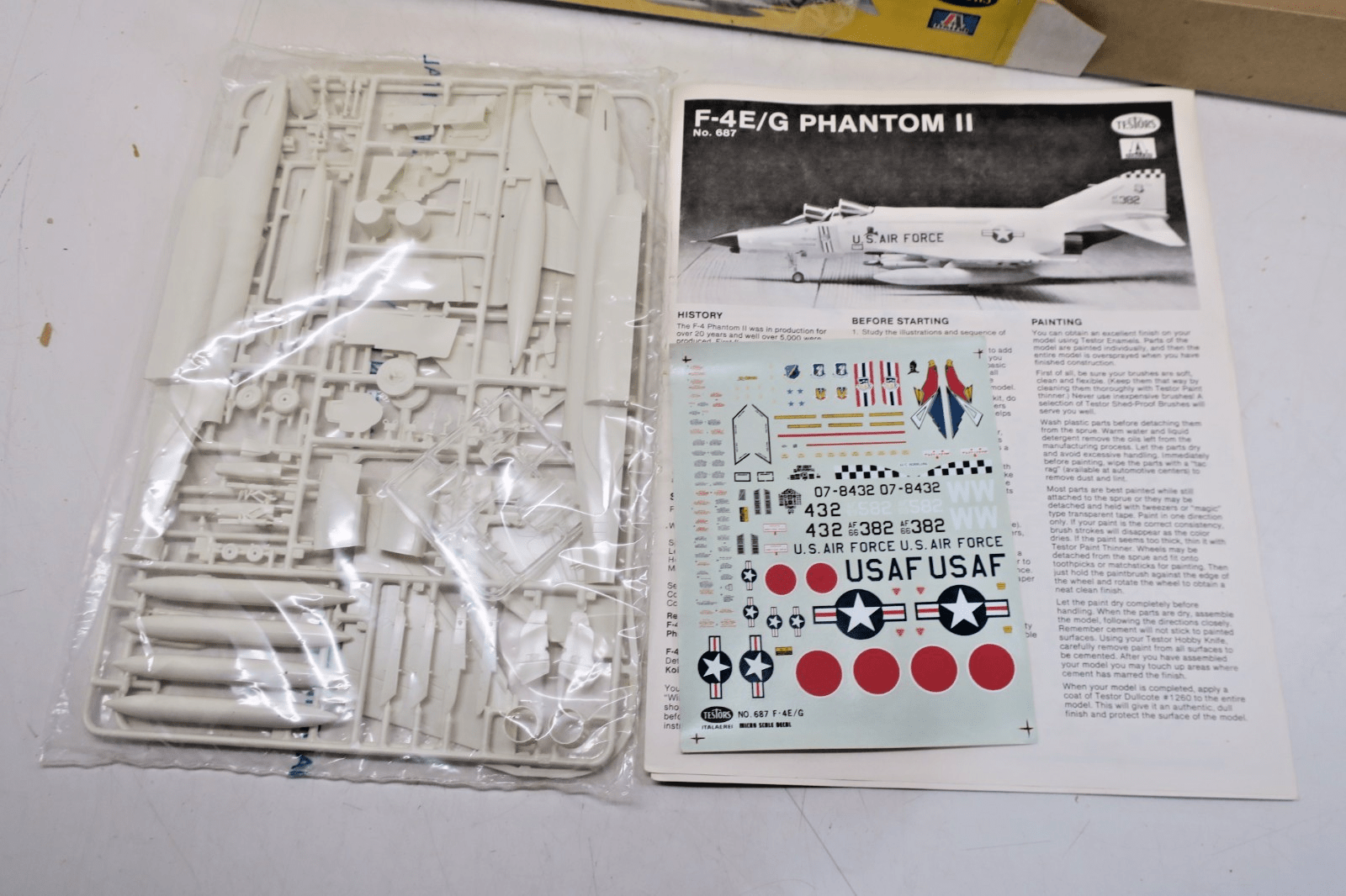 Testors Italeri 1/72 F-4E/G Phantom II Plastic Model Kit 687 - WISE GUYS HOBBIES LLC