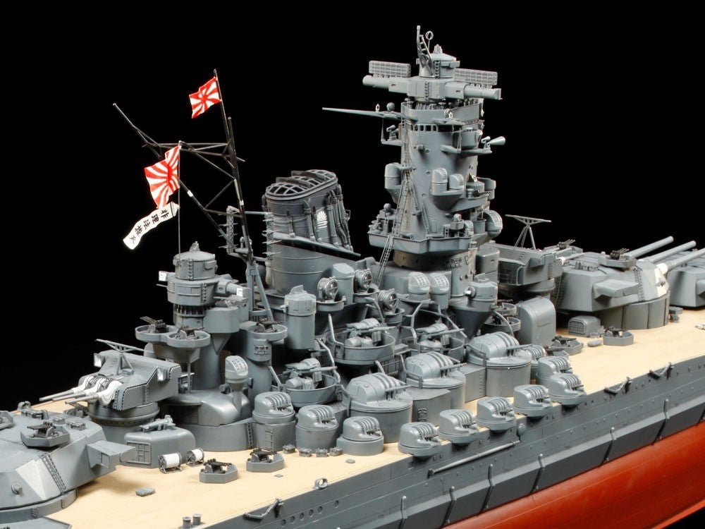 Tamiya 1/350 Japanese Battleship Yamato Model Kit - WISE GUYS HOBBIES LLC