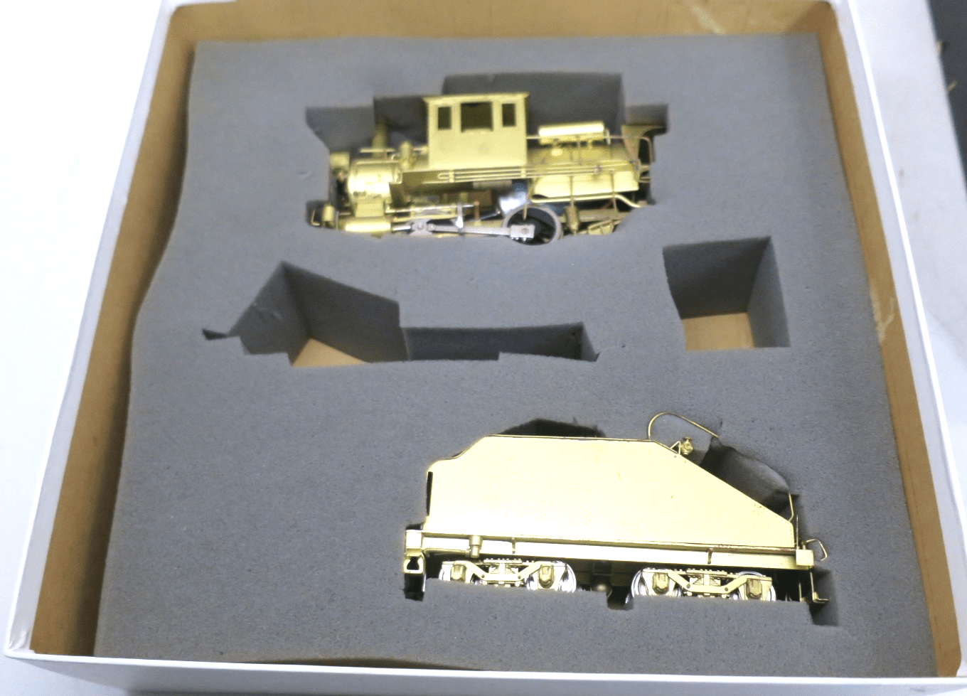 Gem Models O Ga. 2 Rail Brass ST - 507 Reading A - 5a 0 - 4 - 0 Switcher & Tender OB - WISE GUYS HOBBIES LLC