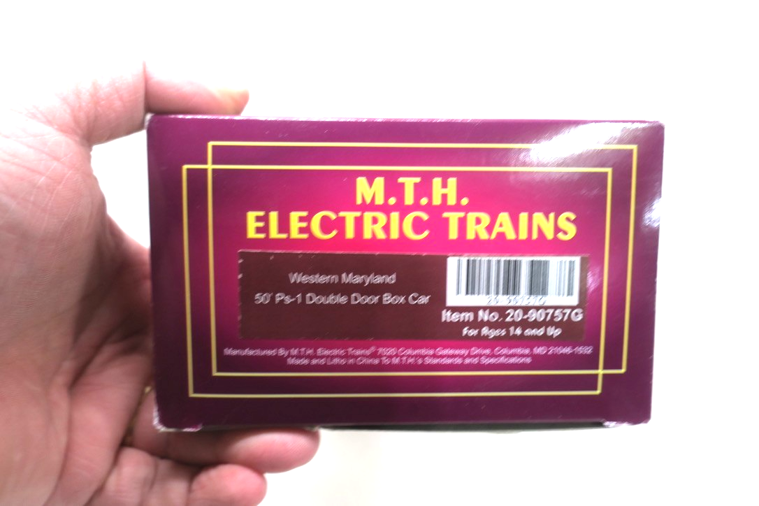MTH 20 - 90757G WESTERN MARYLAND PS - 1 DOUBLE DOOR BOX CAR 31064 - WISE GUYS HOBBIES LLC