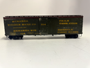 MENASHA WARE O SCALE 2 RAIL WOODSIDE BOXCAR SCRATCH BUILT MERCHANDISE CAR C/P