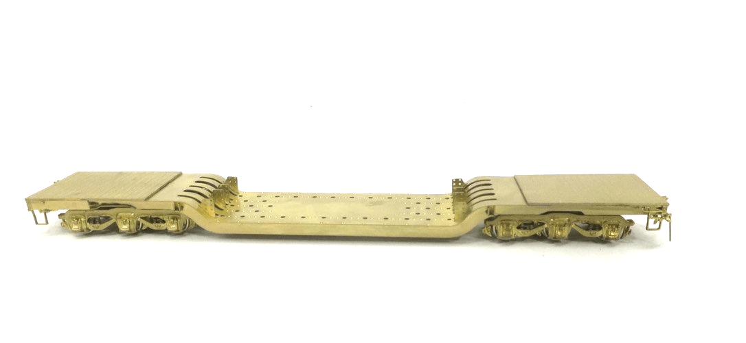 E & P Associates Brass HO NYC General Steel Depressed Center Flat Car GS 58-100 - WISE GUYS HOBBIES LLC