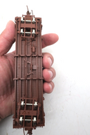 Milestone Models PBL Brass D&RGW Rail & Tie Car Sn3 Scale Painted RED 6084