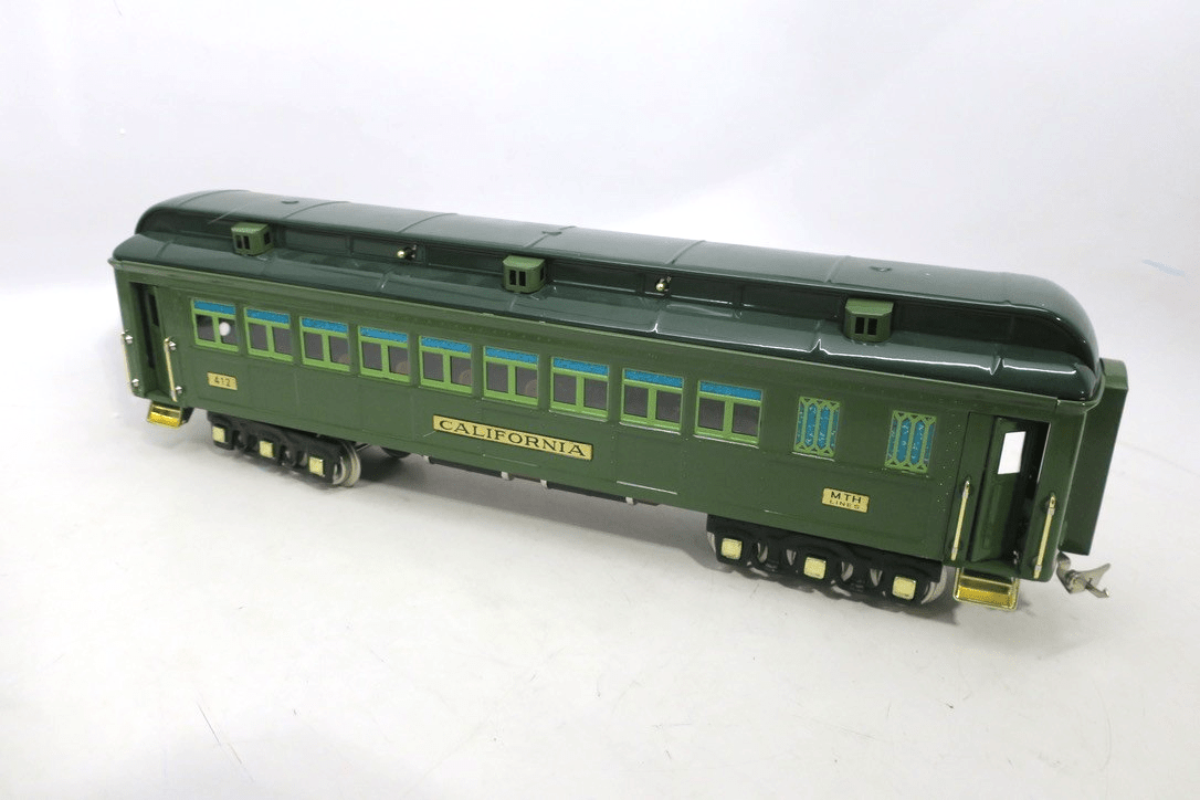 MTH Tinplate Traditions Electric Train  412 State Car Coach CALIFORNIA 10-1078A - WISE GUYS HOBBIES LLC