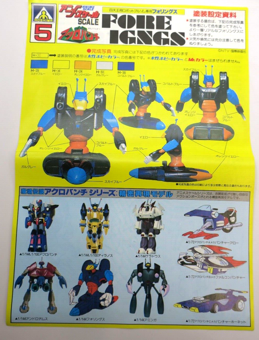 Aoshima Acrobunch 1/144 Fore Igngs Model Kit No. 5 - WISE GUYS HOBBIES LLC