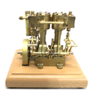 M30 Mini Retro Double - Cylinder Reciprocating Steam Engine Model - WISE GUYS HOBBIES LLC