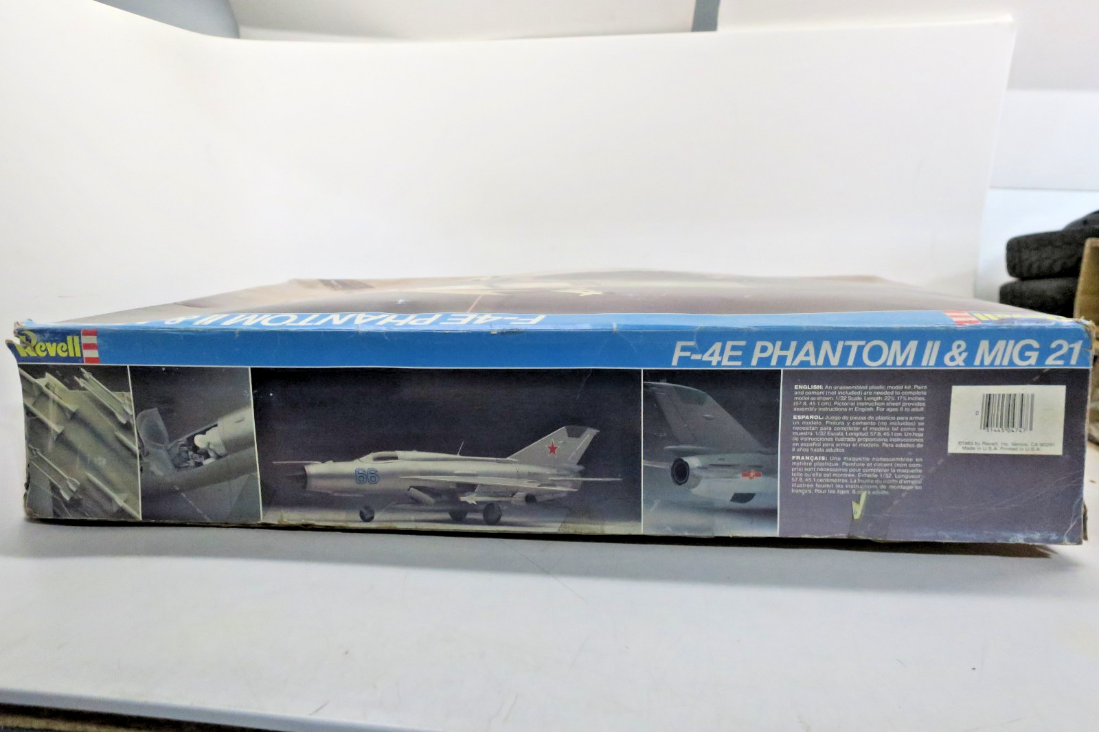 Revell 1/32 F-4E Phantom II & MiG 21 Plastic Model Kit #4747