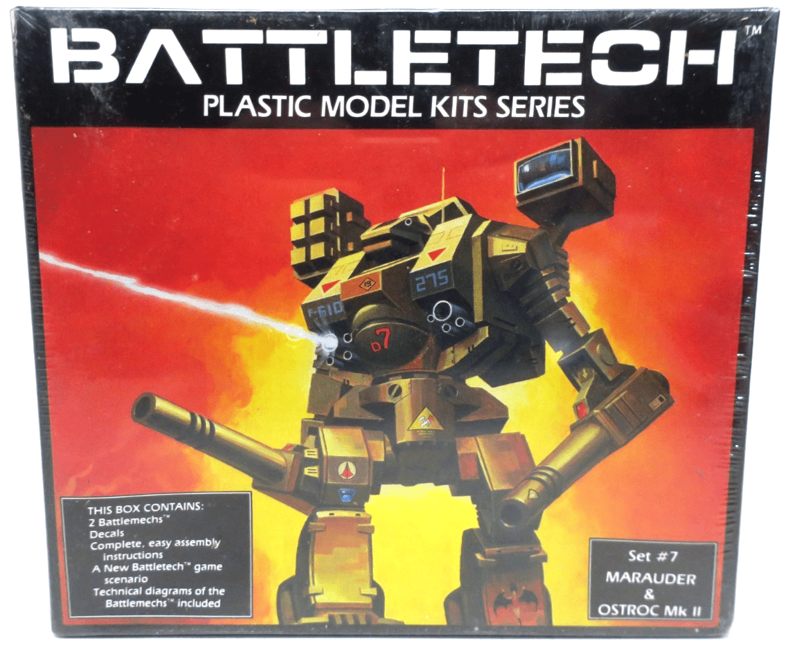 TCI Battletech Marauder & Ostroc Mk. II Miniature Set 7 - WISE GUYS HOBBIES LLC