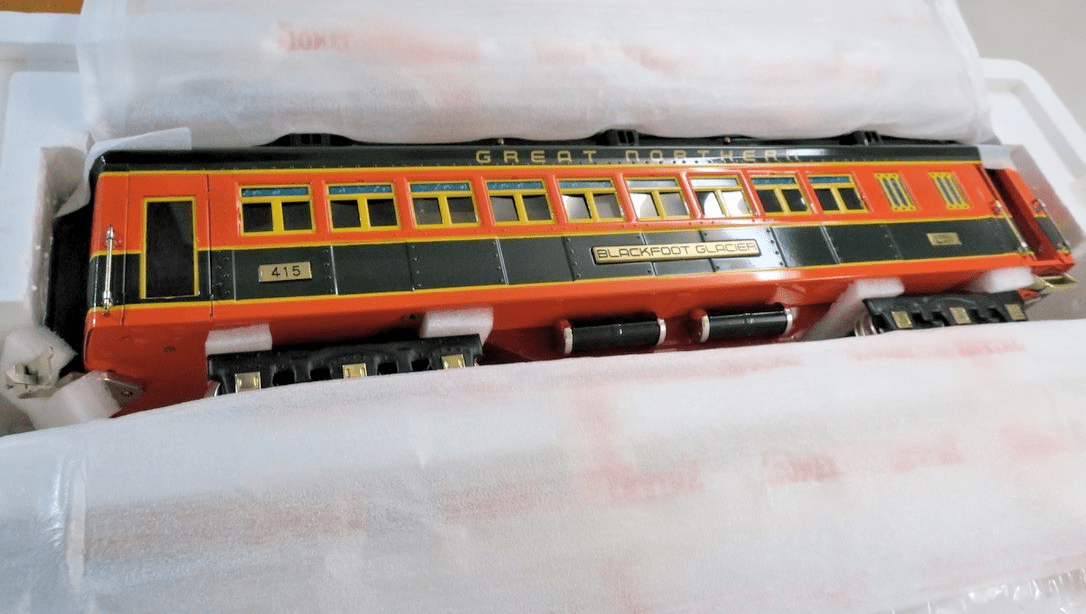 Lionel MTH Standard Tinplate Add-On Great Northern Blackfoot Glacier State Car - WISE GUYS HOBBIES LLC