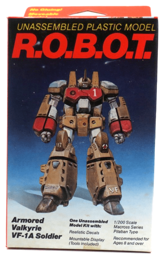 Testors Robots Macross 1/200 Armored VF - 1A 0025 Used in Battletech - WISE GUYS HOBBIES LLC