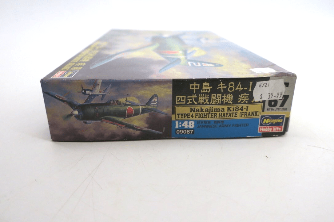 Hasegawa 1/48 Japanese Ki-84 Type 4 Fighter Hayate (Frank) JT67 09067 - WISE GUYS HOBBIES LLC