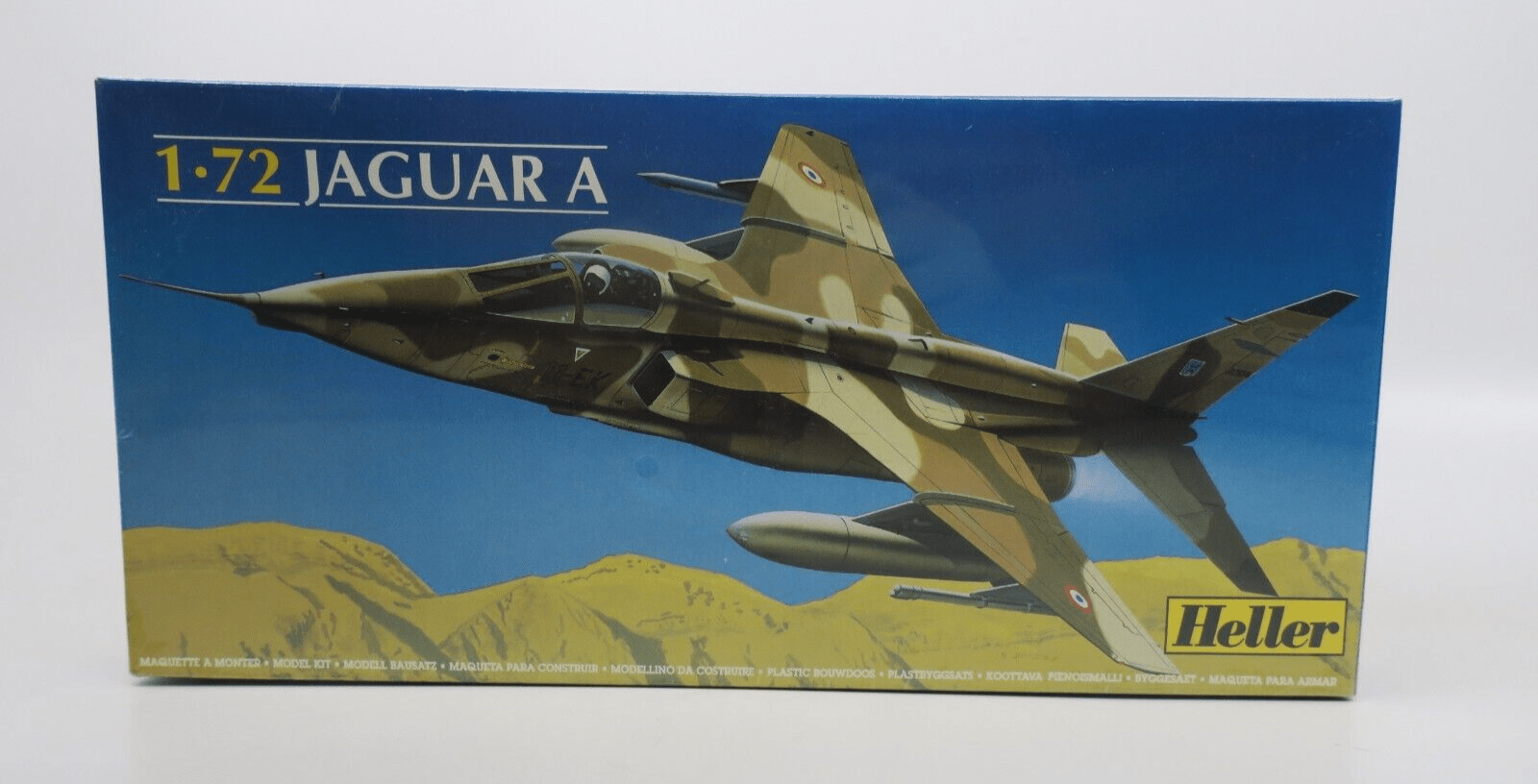 HELLER MODEL AIRPLANE KIT- JAGUAR A 1:72 ,80237 NEW - WISE GUYS HOBBIES LLC