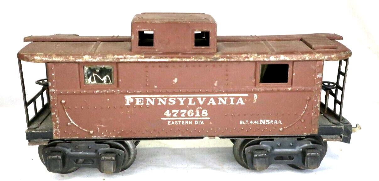 Vintage Prewar Lionel No. 2457 Pennsylvania Caboose 477618 - WISE GUYS HOBBIES LLC