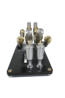 V4 4 - Cylinder Parallel Stirling Engine Kit Micro External Combustion Engine Mode - WISE GUYS HOBBIES LLC