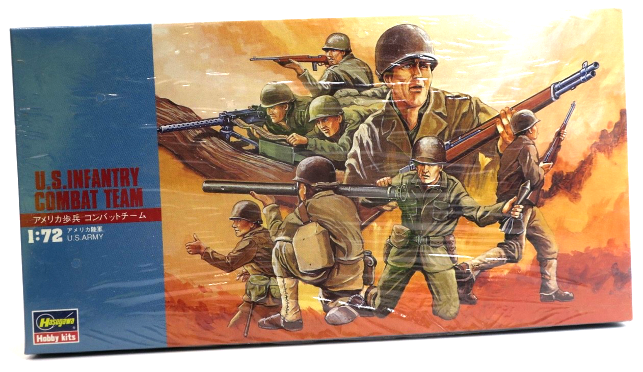 Hasegawa 1/72 U.S. Infantry Combat Team Model Kit 31129 - WISE GUYS HOBBIES LLC