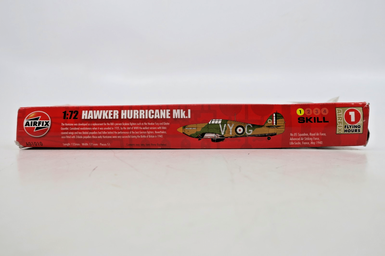 Airfix 1/72 Hawker Hurricane Mk.I Model Kit AFX01010 - WISE GUYS HOBBIES LLC