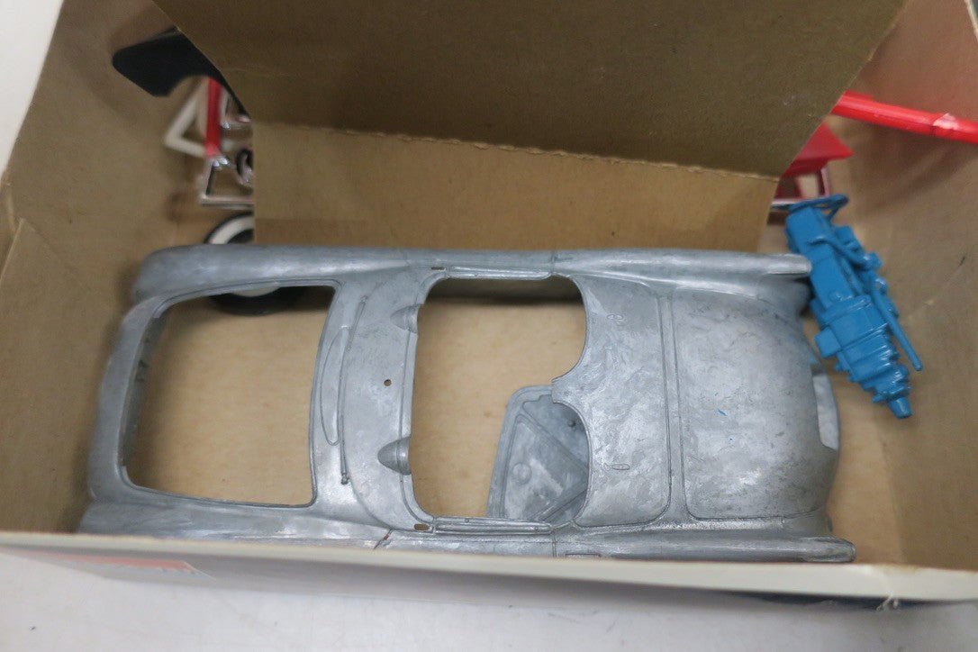 Monogram '53 Corvette 1/24 Metal & Plastic Model Kit No. 6100 1977 Started - WISE GUYS HOBBIES LLC