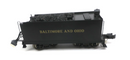 Sunset Models 3rd Rail B&O 0-8-0 2-Rail 2225 Locomotive O Scale