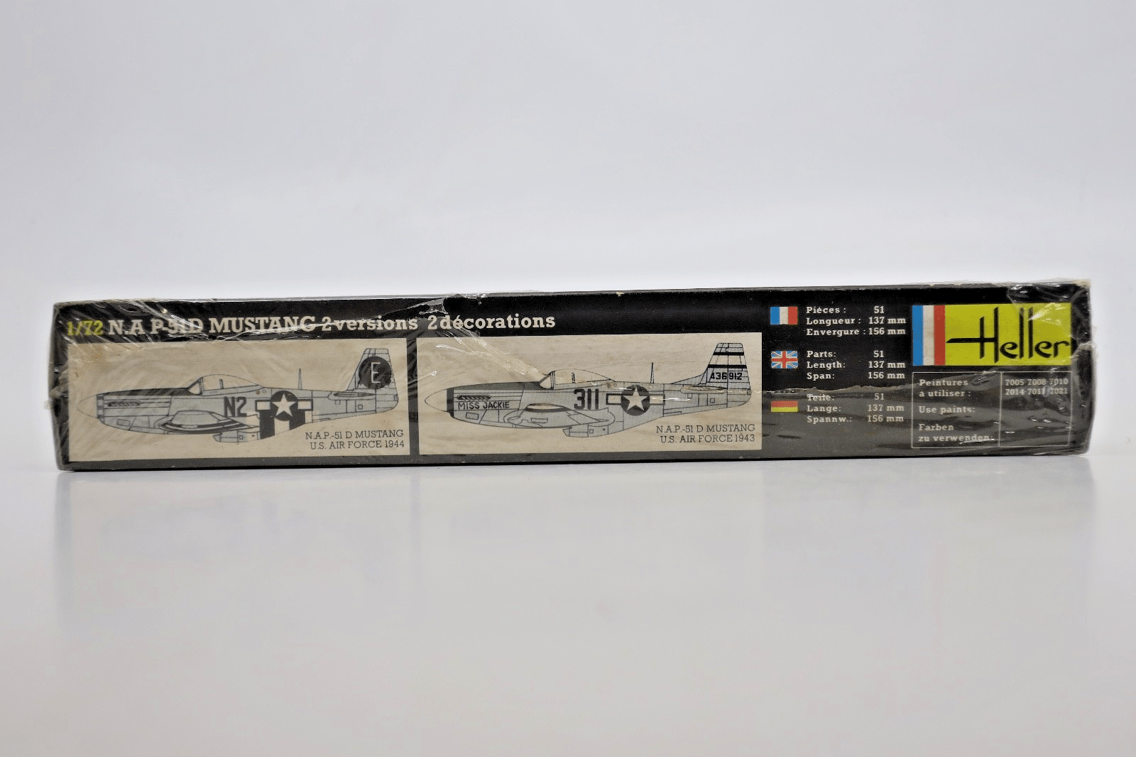 Heller 1/72 N.A. P-51D Mustang Model Kit 268 - WISE GUYS HOBBIES LLC