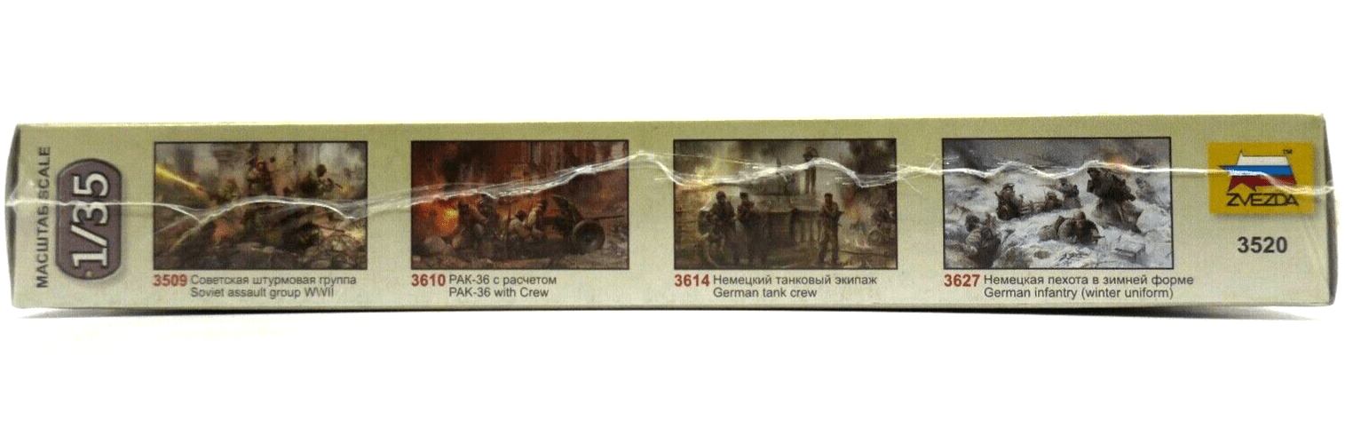 Zvezda 1/35 WWII Soviet Naval Infantry Model Kit 3520 - WISE GUYS HOBBIES LLC