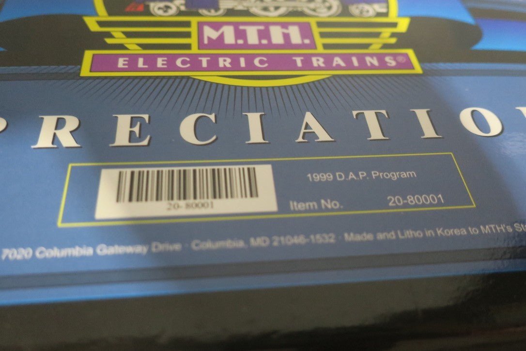 MTH O SCALE DEALER APPRECIATION PROGRAM CANADIAN PACIFIC 20-80001 6 CAR SET NEW - WISE GUYS HOBBIES LLC