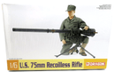 Dragon 1/6 U.S. 75mm Recoilless Rifle Model Kit 75019 SEALED - WISE GUYS HOBBIES LLC