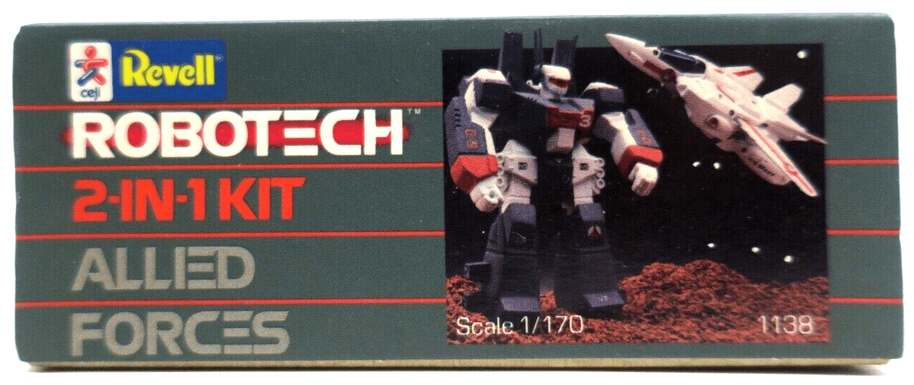 Revell 1/170 Robotech 2 in 1 Kit Allied Forces Model Kit 1138 - WISE GUYS HOBBIES LLC