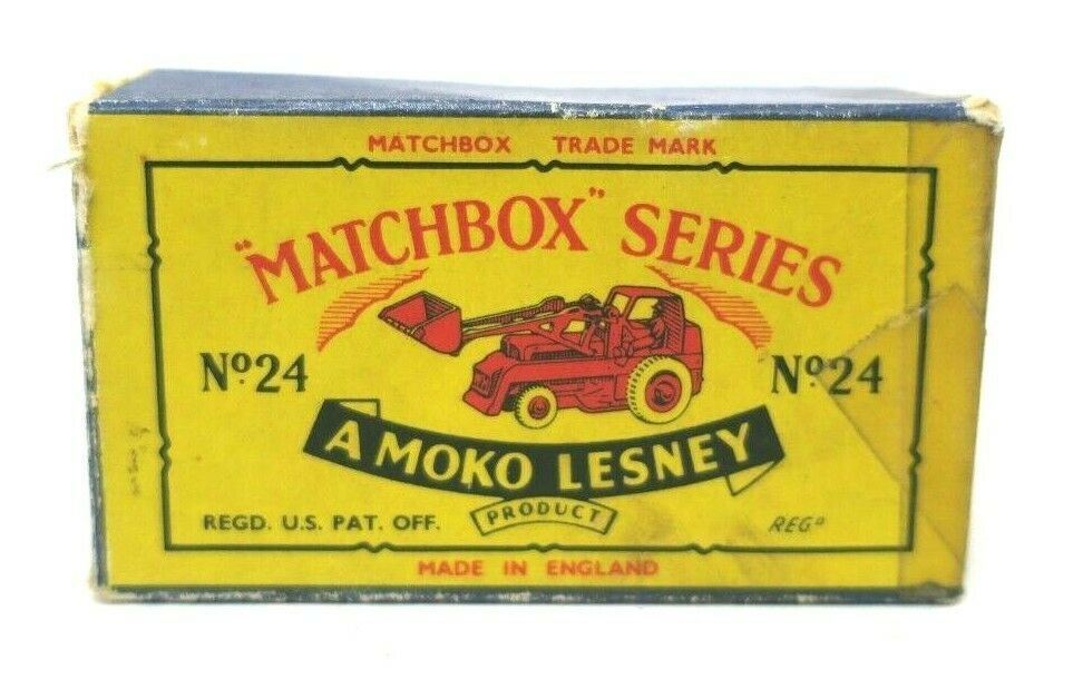 Lesney Matchbox No 24 Hydraulic Excavator Weatherill In Its Original Box - WISE GUYS HOBBIES LLC
