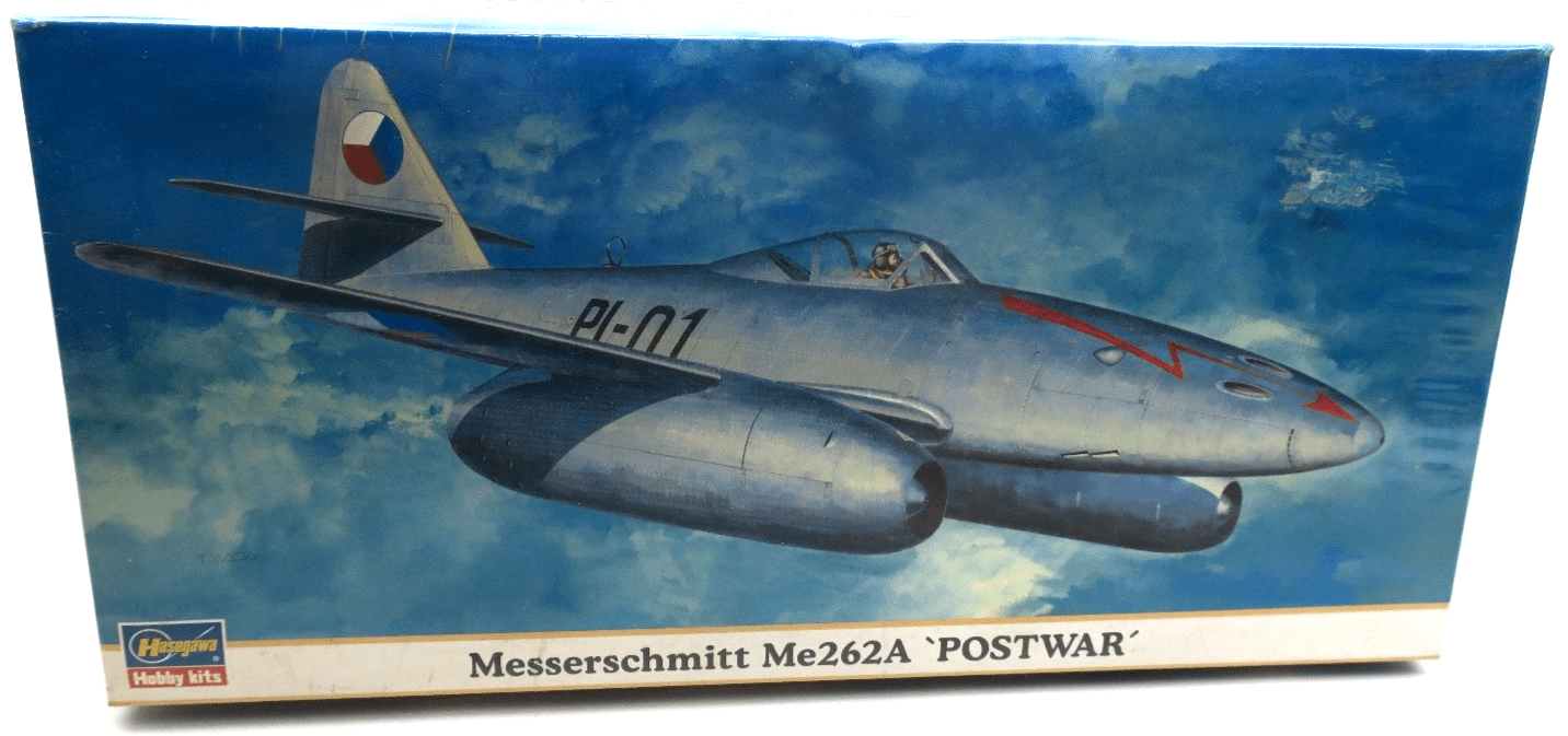 Hasegawa 1/72 Messerchmitt Me262A Postwar Model Kit - WISE GUYS HOBBIES LLC