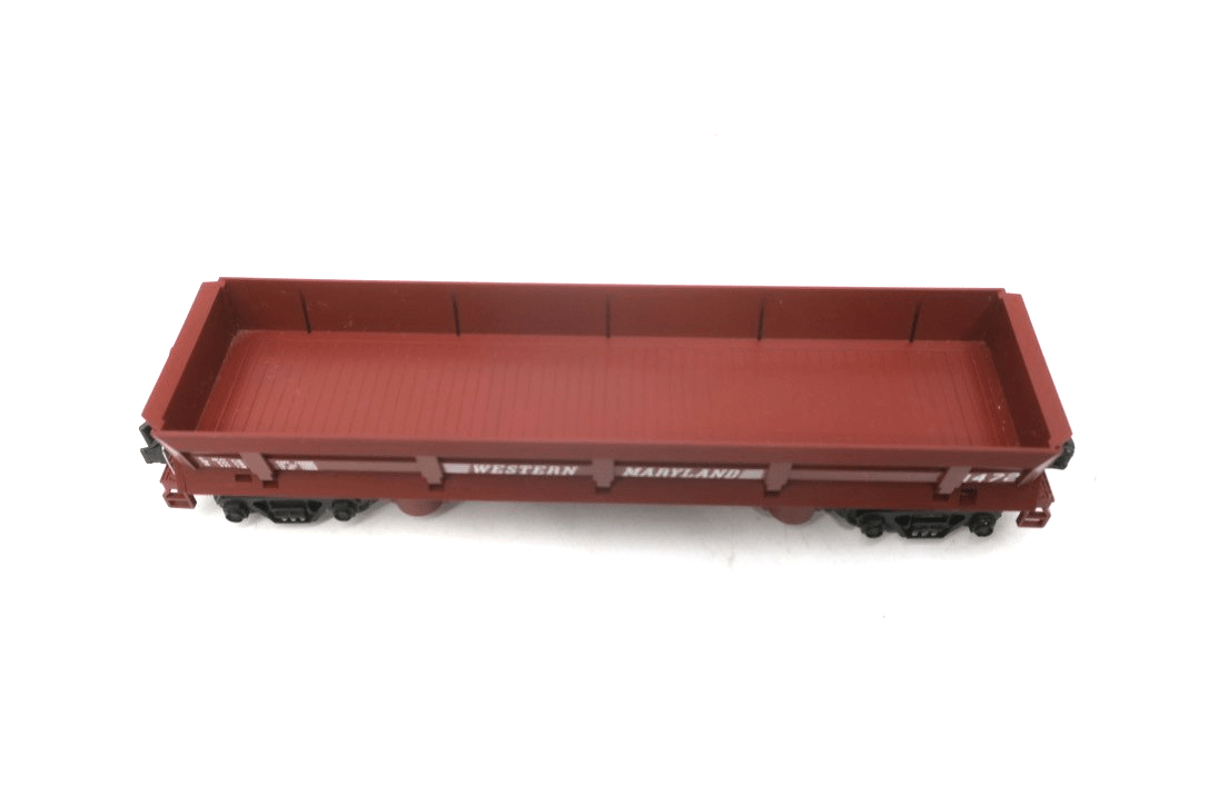 Western Maryland O Scale Premier Dump Car w/Operating Bay 20-98292 - WISE GUYS HOBBIES LLC