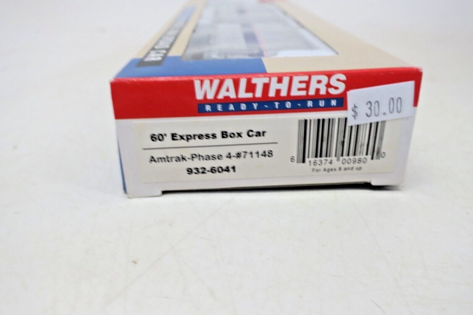 WALTHERS 932-6041 60' EXPRESS BOXCAR AMTRAK PHASE 4  71148 - WISE GUYS HOBBIES LLC