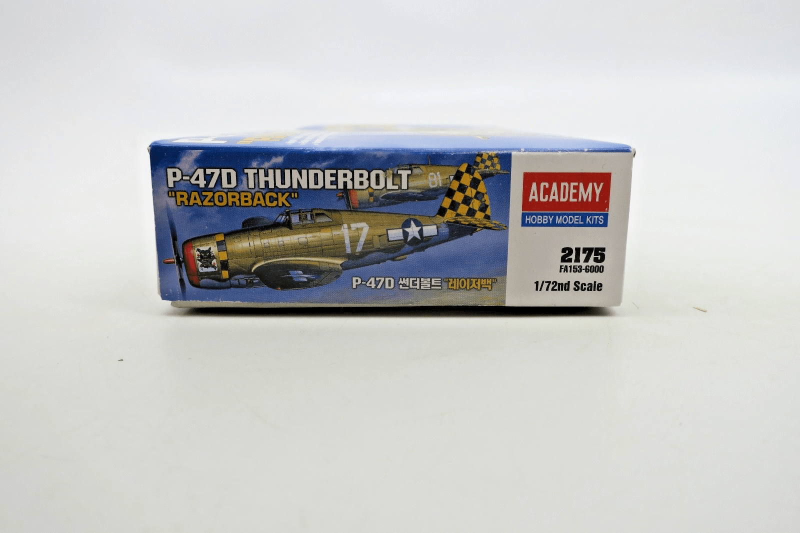 Academy 1/72 P - 47D Thunderbolt Razorback Model Kit 2175 - WISE GUYS HOBBIES LLC