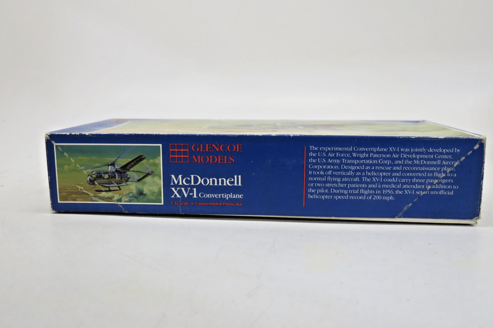 Glencoe Models 1/32 McDonnell XV - 1 Convertiplane Model Kit 05201 - WISE GUYS HOBBIES LLC