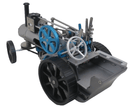 Teching DM34 Steam Car Model Steam Engine Car Kit Automobile Assembled - WISE GUYS HOBBIES LLC