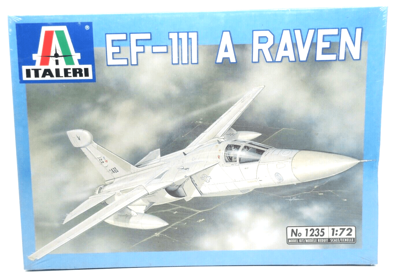 Italeri 1/72 EF-111 A Raven Model Kit 1235 - WISE GUYS HOBBIES LLC