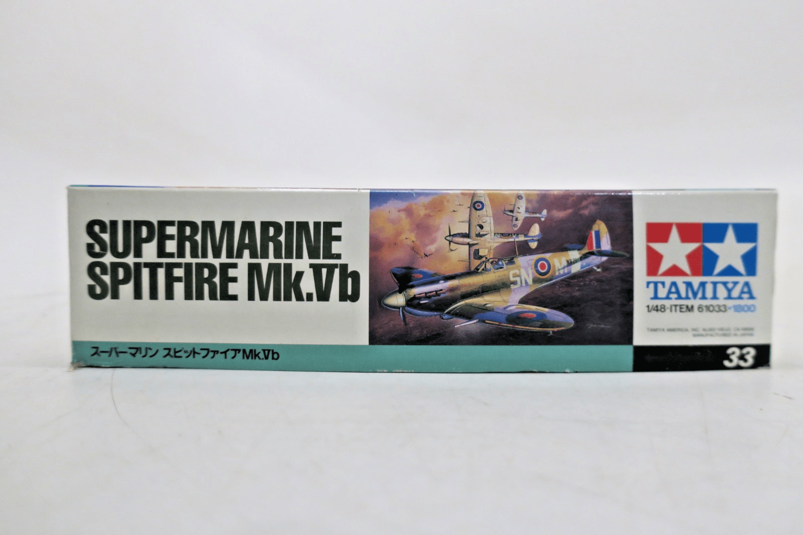 Tamiya 1/48 Supermarine Spitfire Mk.Vb Plastic Model Kit 33 - WISE GUYS HOBBIES LLC