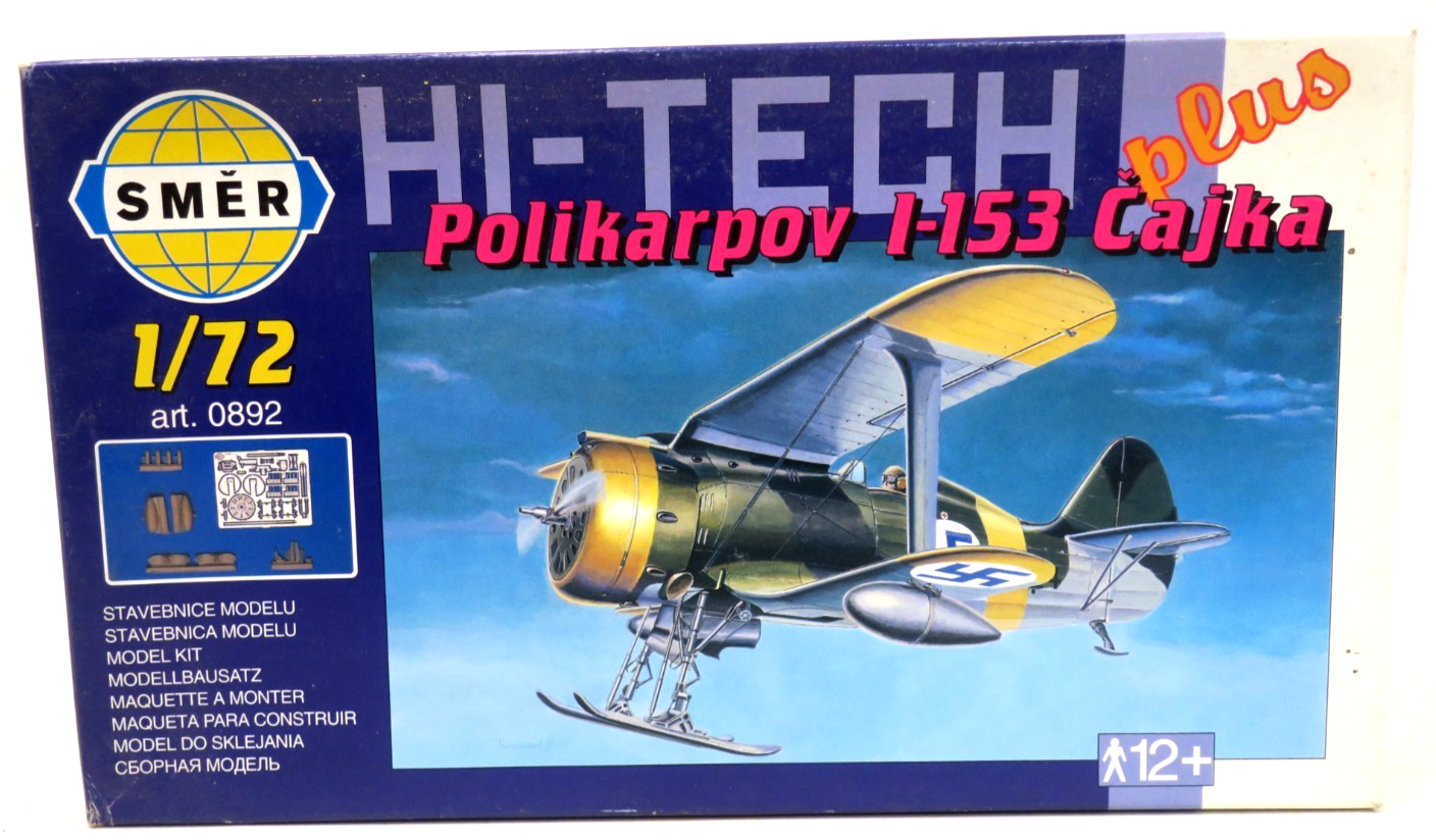 Smer 1/72 Polikarpov I - 152 Cajka Model Kit 0892 - WISE GUYS HOBBIES LLC