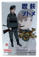 Fine Molds 1/35 Hannah Figure w/ 3.7cm Anti-Aircraft Gun Model Kit