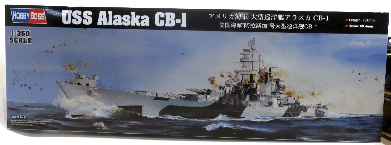 Hobby Boss 1/350 USS Alaska CB-12 Model Kit 86513 - WISE GUYS HOBBIES LLC