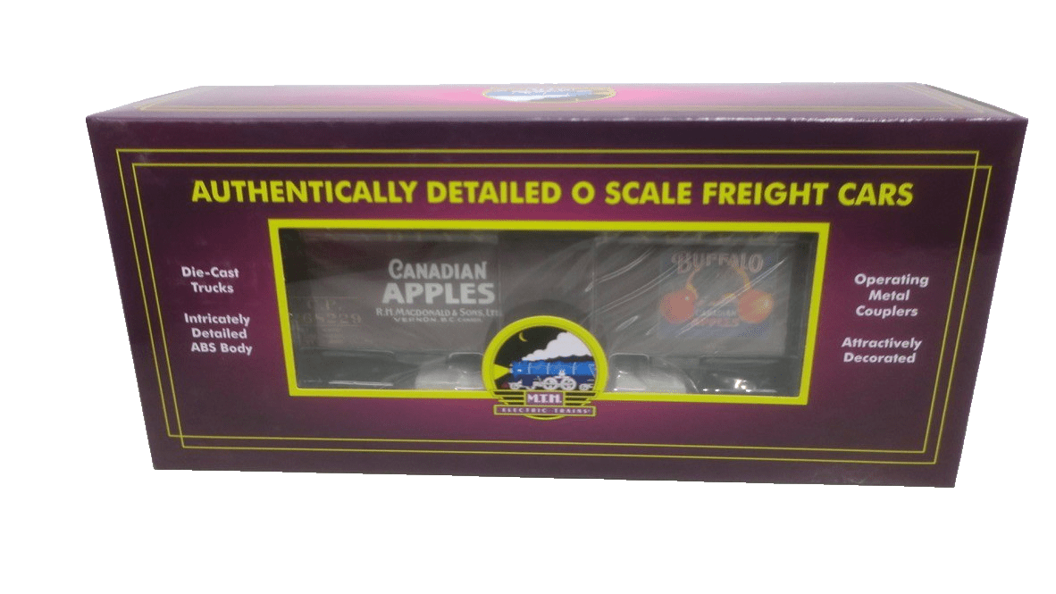 MTH 20-94658 CANADIAN PACIFIC APPLES 36' WOODSIDED REEFER CAR 268223 - WISE GUYS HOBBIES LLC