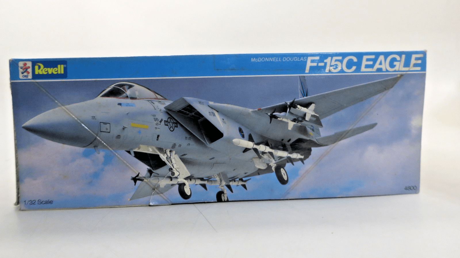 Open Box Revell 1/32 McDonnell Douglas F-15C Eagle Model Kit 4800 - WISE GUYS HOBBIES LLC